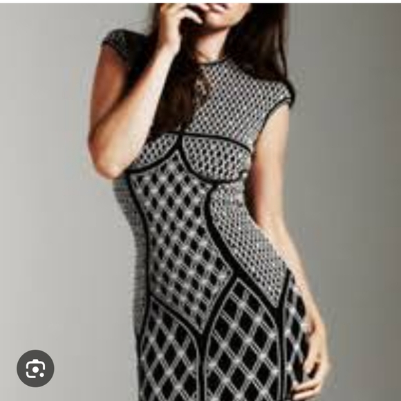 Alexander McQueen Jaquard Intarsia Dress - Picture 7 of 13